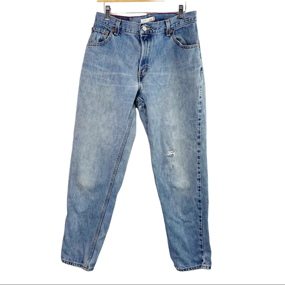 Levi’s Women’s 12 Relaxed Tapered Jeans 550 High Waist Mom Jeans